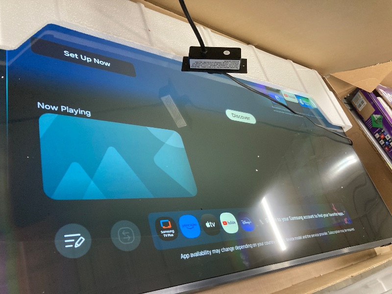 Photo 1 of ****NO RETURN/NO REFUND****Samsung 55-Inch Class Crystal UHD U8000F 4K Smart TV (2025 Model) Endless Free Content, Crystal Processor 4K, MetalStream Design, Knox Security, Compatible with Alexa
