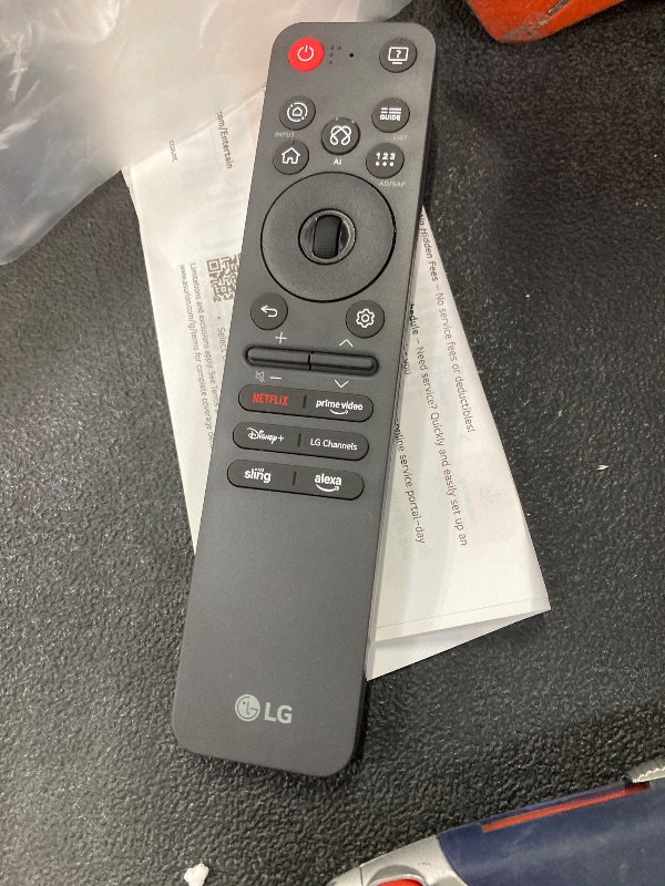 Photo 1 of ****NO RETURN/NO REFUND****DO NOT TURN ON***
LG 83-Inch Class OLED evo AI 4K C5 Series Smart TV w/Dolby Atmos, Dolby Vision, HDR10, AI Super Upscaling 4K, Filmmaker Mode, Wow Orchestra, Alexa Built-in (OLED83C5PUA, 2025)