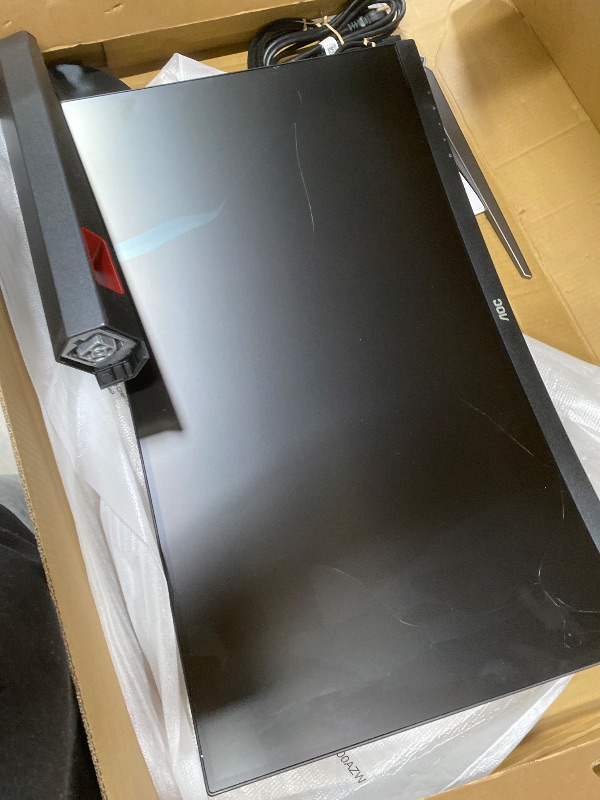 Photo 1 of *** NO REFOUND - NO RETURN*** AOC C27G4H 27" Curved Gaming Monitor, FHD 1080p, 180Hz, Adaptive Sync, Height Adjustable, 3-Year Zero Dead Pixel Guarantee, Black, Xbox PS5 Switch Compatible