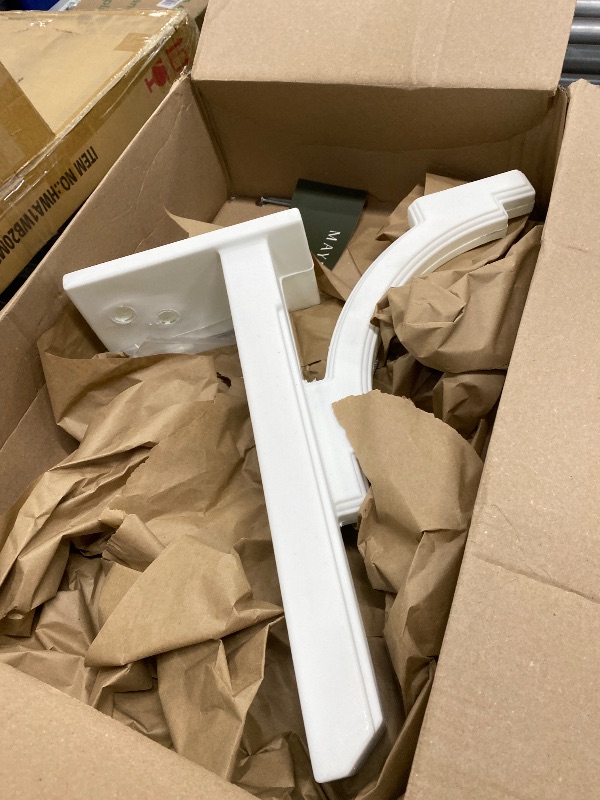 Photo 1 of **ARM ONLY/MISSING POST***Mayne Newport Plus Mailbox Post with Standard Arm – Weather-Resistant, Durable Classic Design – Easy-to-Install Outdoor Mailbox Post