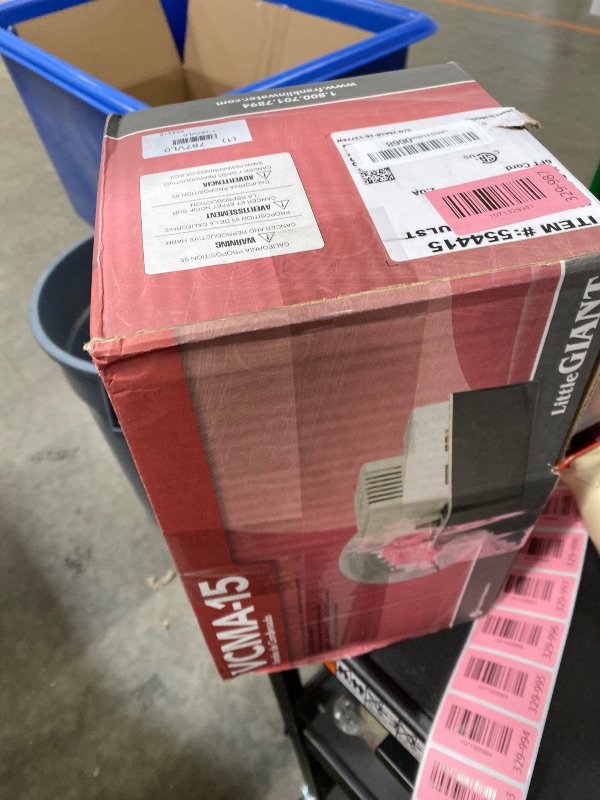 Photo 1 of ***USED*** Little Giant VCMA-15ULST 115 Volt, 65 GPH, 1/50 HP Automatic Condensate Removal Pump for HVAC/Refrigeration Systems/Dehumidifiers with Overflow Detection Switch and 20-Foot Tubing, Black/White, 554415***USED***SOME SCUFF/SCRATCHES, DUST/DIRT RE