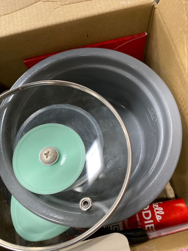 Photo 1 of **PARTS ONLY***Dash Mini Ceramic Rice Cooker - Designed for Single-Serve Cooking - Compact Rice Cooker with Nonstick Removable Pot, Keep Warm Function & Easy-to-Clean Sleek Design - Aqua Ceramic