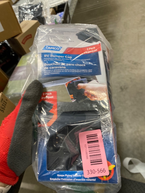 Photo 1 of ***MISSING ONE CAP***Camco No Insect RV Bumper Cap | Features Vent Holes | Squeeze Grip for Easy Installation and Removal | Durable Construction | (40325)