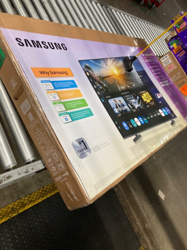 Photo 1 of *NO REFUNDS, NO RETURNS **Samsung 55-Inch Class Crystal UHD U8000F 4K Smart TV (2025 Model) Endless Free Content, Crystal Processor 4K, MetalStream Design, Knox Security, Compatible with Alexa