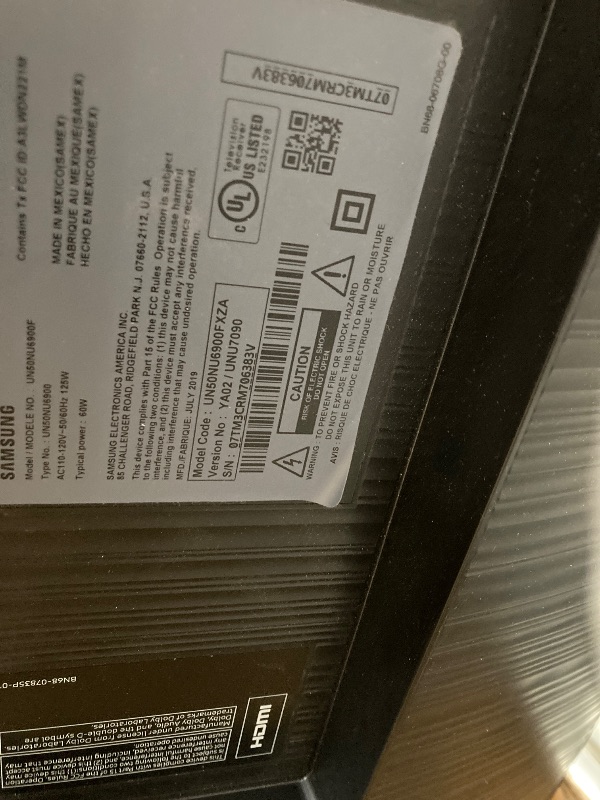 Photo 1 of *NO REFUNDS, NO RETURNS **Samsung 55-Inch Class Crystal UHD U8000F 4K Smart TV (2025 Model) Endless Free Content, Crystal Processor 4K, MetalStream Design, Knox Security, Compatible with Alexa