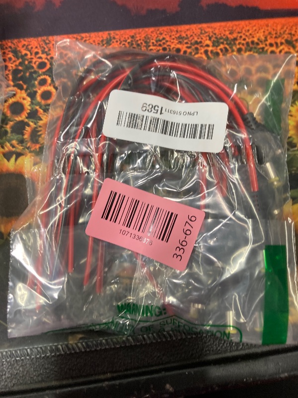 Photo 1 of (Real 18AWG) 10 Pairs 12V 5A DC Power Pigtail Barrel Plug Connector Cable, 2.1mm x 5.5mm Male Female DC Pigtail Connectors for CCTV Security Camera and 12V Power Supply Adapter by MILAPEAK