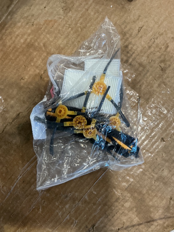 Photo 1 of 1 Main Brush 4 6 Side Brushes Replacement Kit for bObsweep for PetHair for SLAM Robot Vacuum Cleaner