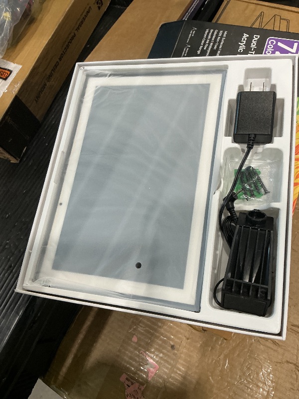 Photo 1 of 10.1 Inch Digital Calendar Chore Chart, Smart Digital Calendar Wall Planner Picture Frame with HD Touch Screen, Desk & Wall Mount Planner for Family Schedules(Black)