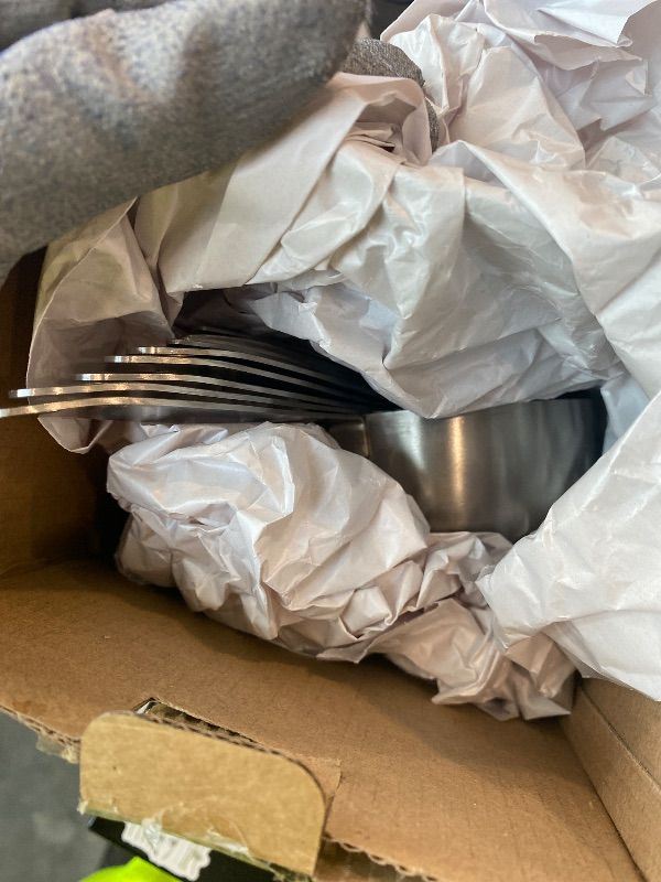 Photo 1 of *MISSING PARTS UNKNOWN*
Smithcraft Measuring Cups and Spoons, 12 Piece Metric & US 18/8 Stainless Steel Measuring Cup and Spoon Set, Dry Metal Measuring Cups Spoons & Leveler & Measure Equivalents for Kitchen & Baking