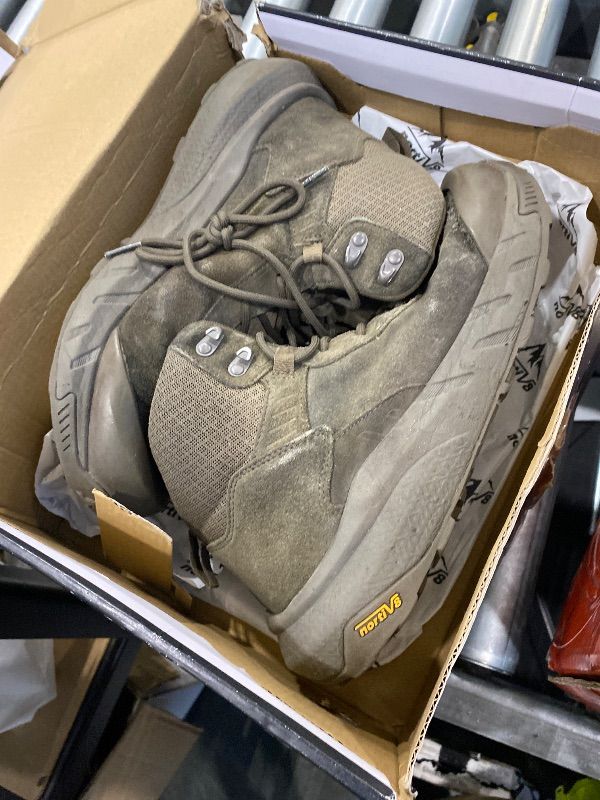 Photo 1 of **VERY USED**
NORTIV 8 Men's Waterproof Military Tactical Work Boots Leather Motorcycle Combat Lightweight Non-Slip Hiking Boots for Men VaporGuard,Size 9,Coffee,SNMT246M