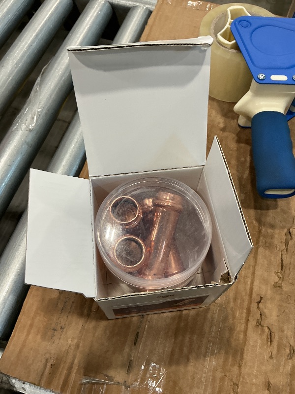 Photo 1 of (Znkiok 5 Pack)3/4" Propress Copper Fittings Zero Lead, 3/4 Inch Press Extended Coupling No Stop For Copper Tube Connection,UPC,NSF/ANSI61 Certified.