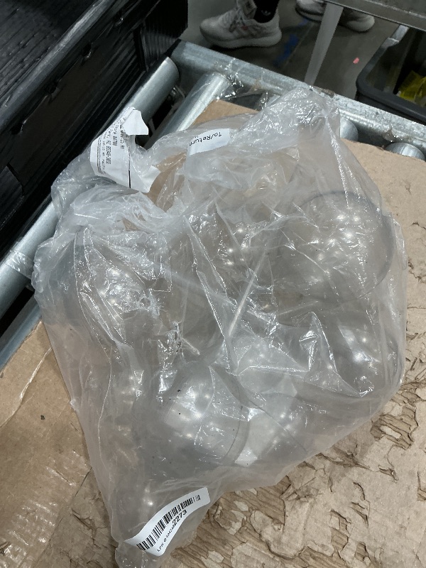 Photo 1 of 10 Pcs Clear Plant Watering Globes,Plastic Self-Watering Bulbs,Flower Automatic Watering Device,Garden Waterer for Plant Indoor Outdoor