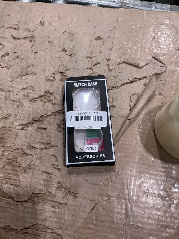 Photo 1 of [2 Pack] RICHONE Bling Cases Compatible with Garmin Venu 3 Watch, Soft TPU Diamonds Glitter Clear Screen Protector for Venu 3 45mm, Smartwatch Face Covers Frame Bezel Bumper Accessories Transparent