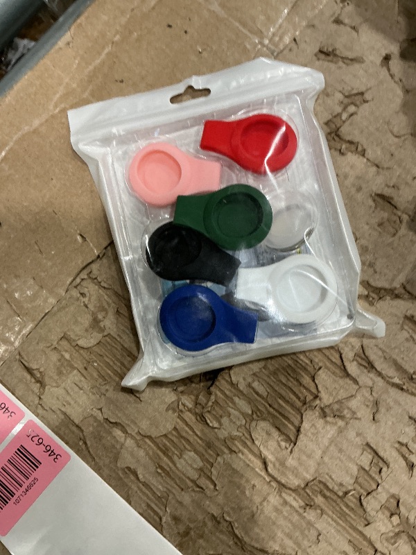 Photo 1 of [6 Pack] for Moto Tag Holder Case with Keychain, Waterproof Silicone Case for Airtag & Moto Tags [Drop-Proof] [Anti-Scratch] Full Body Protective for Moto Tag Cover, Find Your Luggage, Pet, Keys