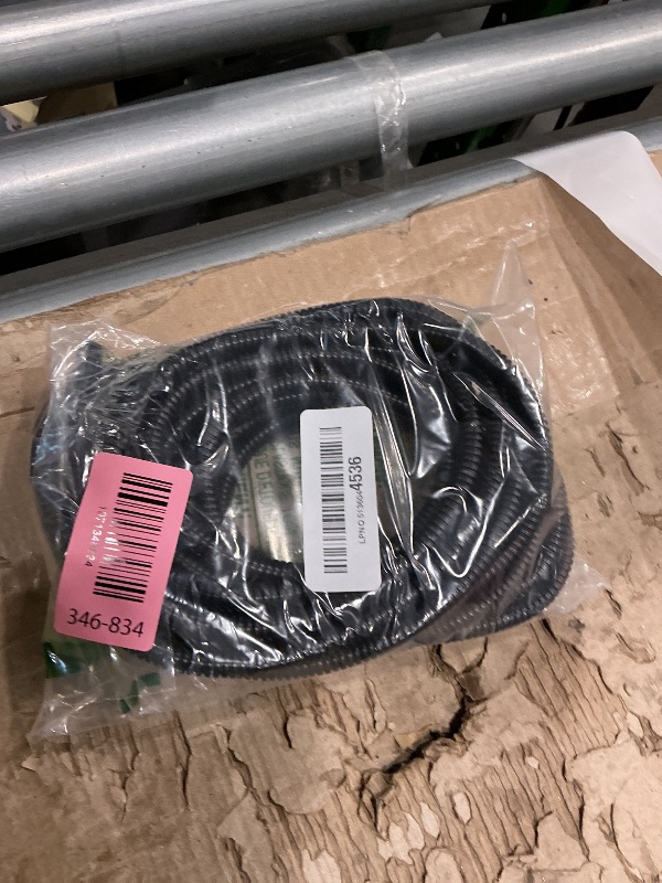 Photo 1 of 1/4 Inch Wire Loom Split Tubing - 16.5ft Cord Protector Electric Wires Covers, Automotive Wire Flexible Conduit, Plastic Wire Cover