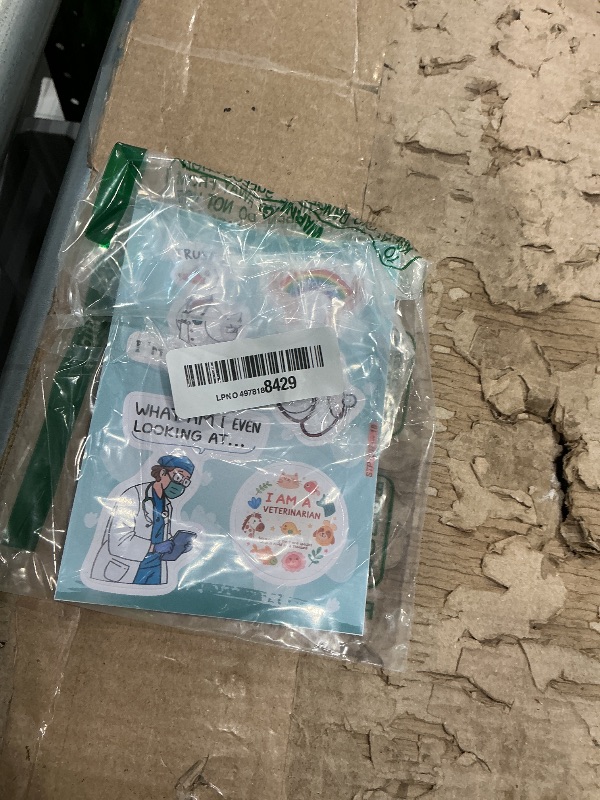 Photo 1 of 100Pcs Veterinary Stickers for Water Bottle - Funny Vet Stickers and Decals - Funny Veterinary Gifts, Party Supplies & Decorations - Vet Tech Gifts for Women & Men