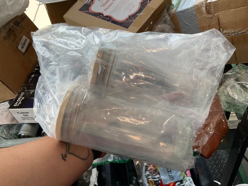 View 1 of [only 2] DWTS DANWEITESI Glass Cups with Lids and Straws,24 oz Smoothie Cup with Lid and Straw-Boba Mason Jar,Matcha Cup Wide Mouth Reusable Drinking Glasses,Iced Coffee Cups Glass,Vasos De Vidrio?4 Pack?