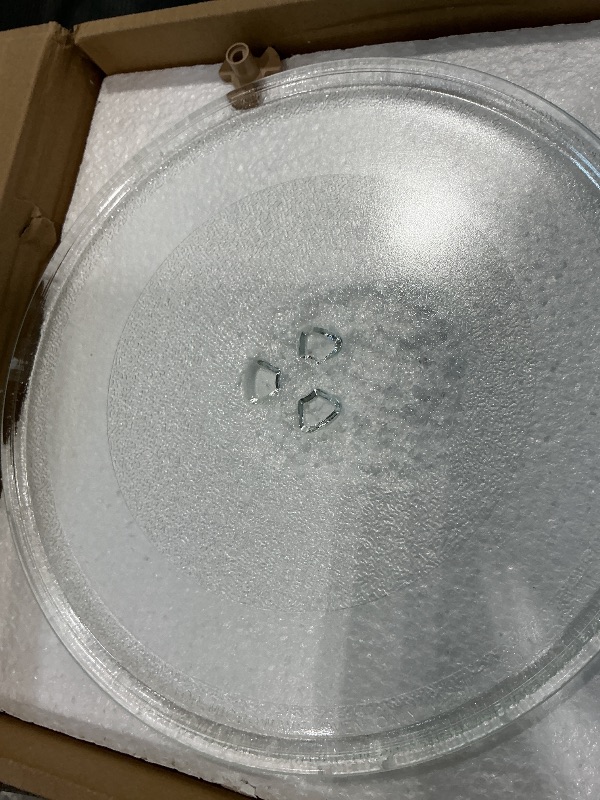 Photo 1 of 12" Microwave Replacement Turntables, Microwave Glass Plate Compatible with Replacement Part of W11367904/ W10337247/ AP6892124/ W11335034/ WPW10337247 etc – Dishwasher Safe
