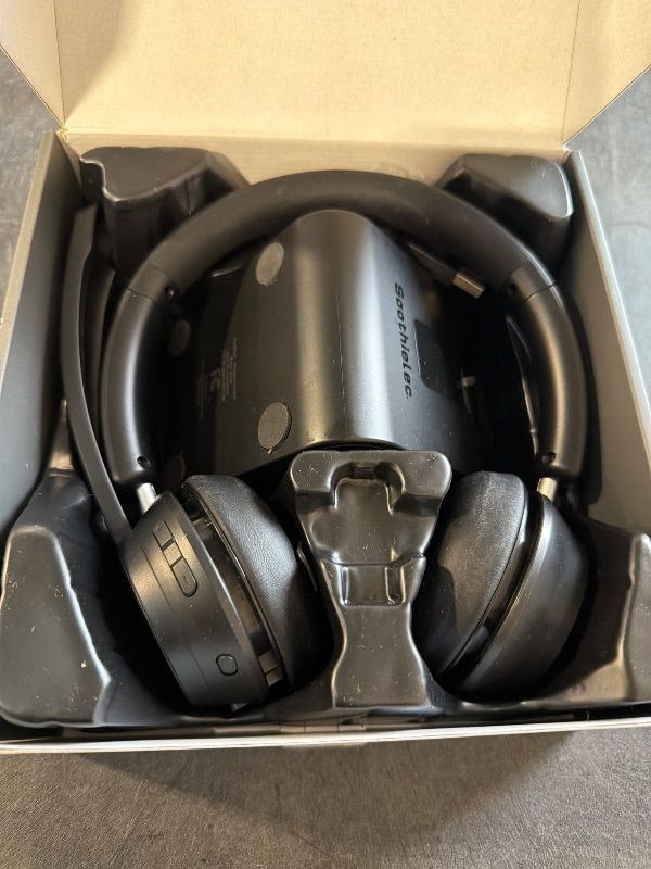 Photo 1 of (Upgraded Version) Wireless Headset, Bluetooth Headset with Noise Cancelling Microphone, Best Headphones with Mic Mute & USB Dongle for PC/Computer/Laptop/Cell Phones/Remote Work/Call Center
**USED**