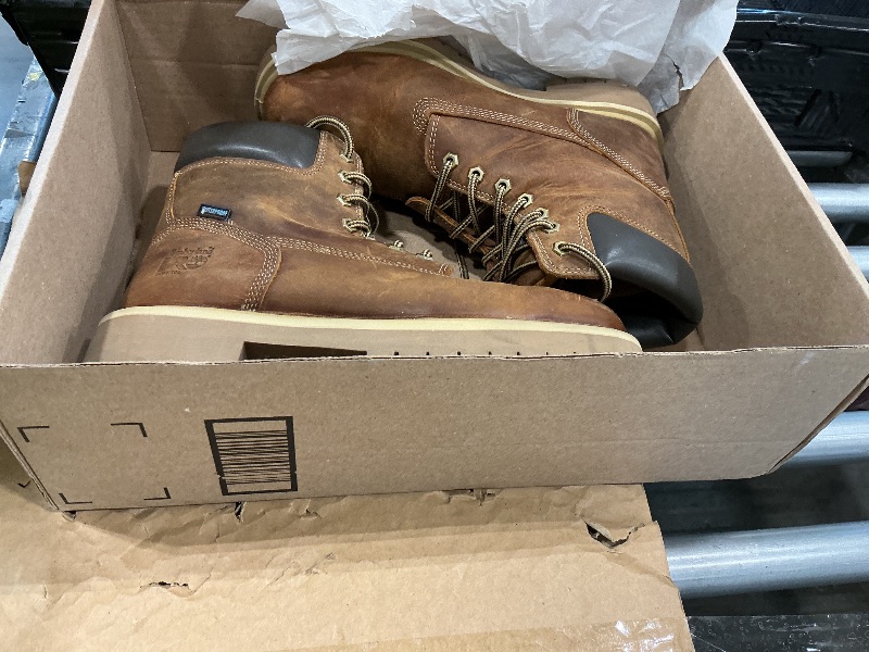 Photo 1 of Timberland PRO Men's Direct Attach 6 Inch Soft Toe Insulated Waterproof Work Boot, Marigold, 8.5 Wide