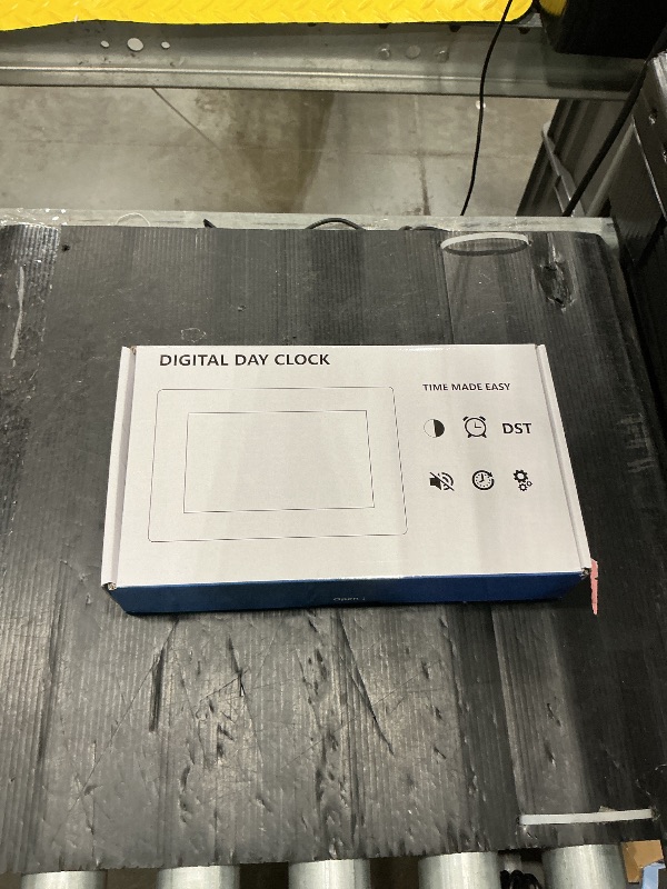 Photo 1 of [New Version] 7 Inch Day Clock - 19 Alarms,20 Custom Reminder, Remote Control, Level 10 Auto Dimmable Display Calendar Clock, Non-Abbreviated Day Date Alarm Clock for Impaired Vision Dementia Seniors