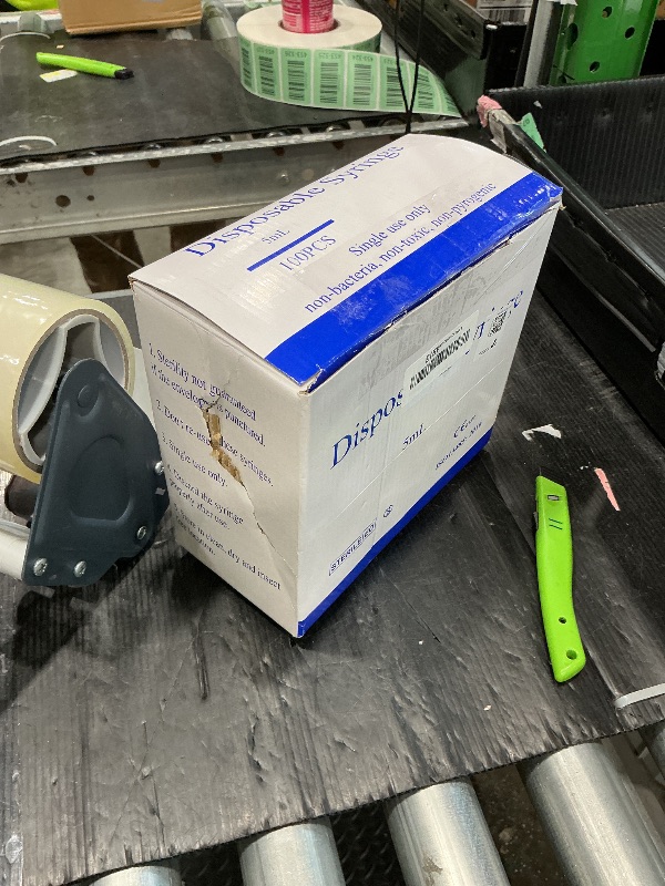 Photo 1 of 100Pack 5ml 5cc Disposable Plastic Syringes with 22Ga, Individually Sterile Package