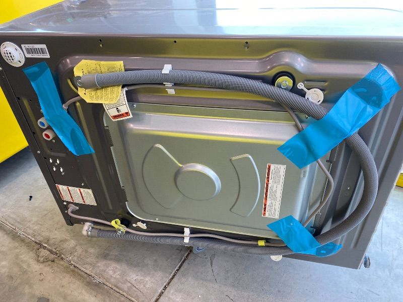 Photo 1 of *MISSING PARTS**
Kenmore 4.5 cu. ft. Front Load Washer with Stain Removing Steam Treatment - Reduce Laundry Time with Accela Wash - LED - ENERGY STAR Certified - Metallic Silver