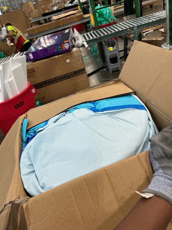 Photo 1 of ***UPDATED 6/14*** WELLFUNTIME Inflatable Water Slide, Bounce House with Water Bucket, Deep Pool, Climbing Wall with Rope, Bouncy Castle with Air Blower