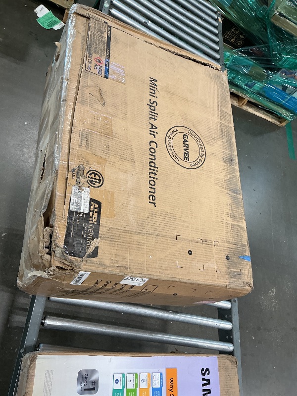 Photo 1 of *PARTIAL SET - See Clerk Notes*
GarveeHome 18000 BTU Mini Split Air Conditioner Heat Pump System, 19 SEER2 230V Ductless AC Cool Up to 1250 Sq. Ft, Complete Installation Kit, White