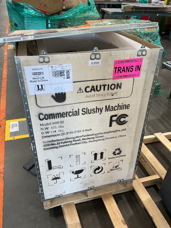 Photo 1 of ***UPDATED 5/30*** Slushy Machine Dual Tank 18 Minute First Batch 6.4 Gals Capacity Slushie Machine 6-9.5 Gallons Per Hour High Output 1800W Margarita Machine for Bars Restaurants Pool Party Catering Events Business CRATE JUST OPEN FOR PROCESS BRAND NEW I