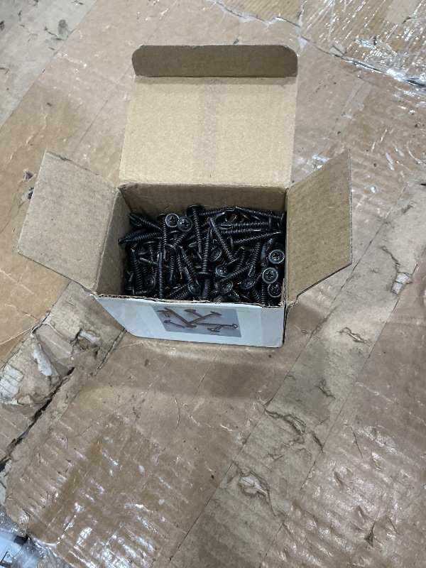 Photo 1 of (200 pcs) Wensilon #10×1-1/4” for Sheet Metal Self-Tapping Screws 410 Black Stainless Steel Truss Head High-Strength Quick Tapping