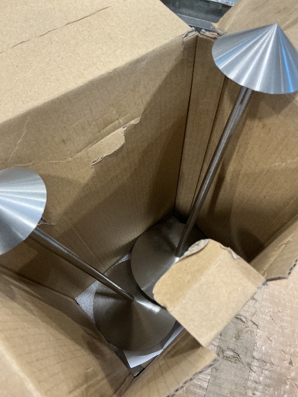 Photo 1 of **UNTESTED**
XMINKDZA Portable Led Cordless Lamp Table Light 2 Pack, Rechargeable 6000mAh Battery Outdoor Table Lamp for Dinning Restaurant Patio Bedroom Camping, IP54 Waterproof, Dimmable