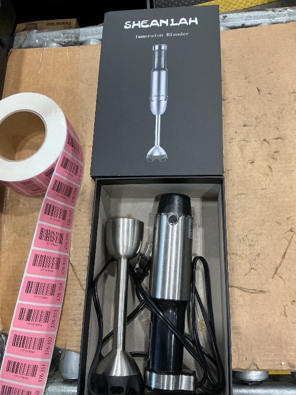 Photo 1 of 1000W Powerful Immersion Blender handheld, 2025 New Update Hand Blender with 25-Speed, Scratch-Resistant Corded Hand Mixer with Heavy-Duty Copper Brushless Motor and Gift Box