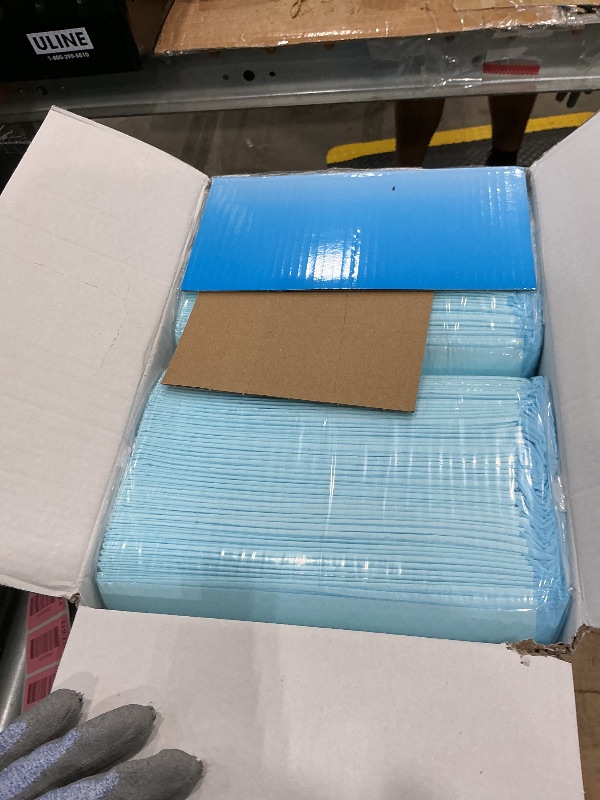 Photo 1 of 100 Count 22” x 22” Super Absorbency Disposable Underpads, Leakproof Quick Drying Disposable Pads for Baby, Puppy and Adults, Puppy Pads, Cat Pee Pads for Dogs, Potty Puppy Training Pads