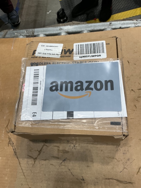 Photo 1 of **UNTESTED**
Arrow Cordless Staple Gun Kit, Electric Stapler with 3750 Pieces T50 1/4", 3/8", 1/2" Staples, for Upholstery Professional and DIY Projects, T50DCD