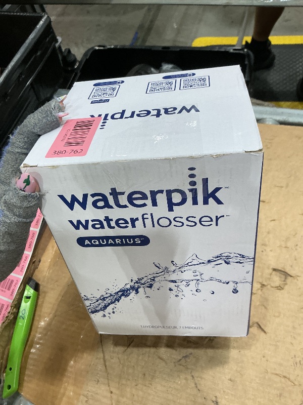 View 3 of **parts only** Waterpik Aquarius Water Flosser For Teeth Cleaning, Gums, Braces, Dental Care, Electric Power With 10 Settings, 7 Tips For Multiple Users And Needs, ADA Accepted, Black WP-662, Packaging May Vary