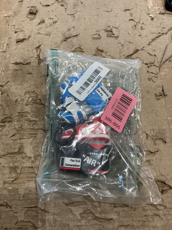 Photo 1 of [2Pack] Gedicht for Apple Airpods 3rd Generation Case Cover, Cute Cartoon Shoe Box Soft Silicone Protective Cases for AirPods 3 Case with Keychain for Women Men, Red+Blue