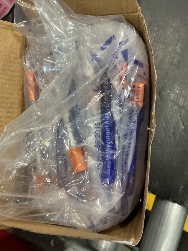 Photo 1 of 0.5ML Syringe, Lab Supplies Syringes 30G 5/16 Inch, Individually Wrapped, Pack of 100