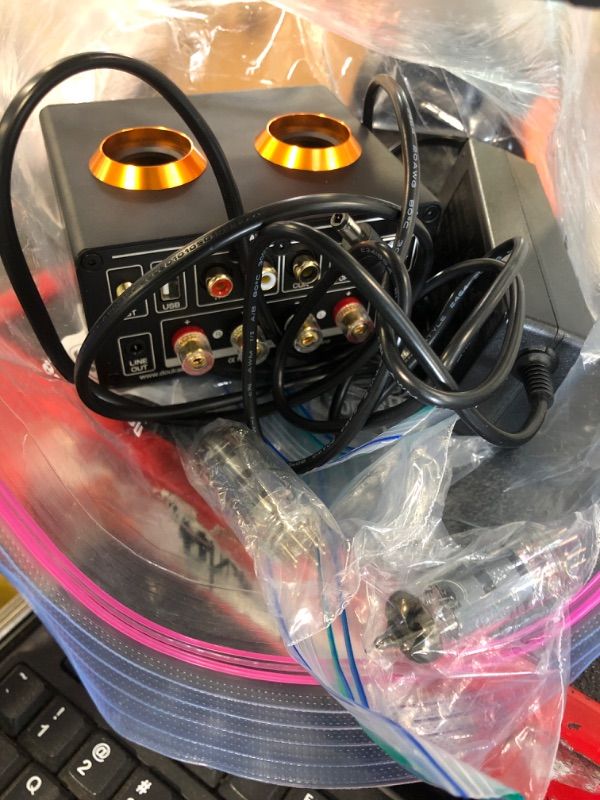 Photo 1 of ** sold as is no refund/return** see comments
Douk Audio ST-01 PRO 200W Bluetooth Amplifier, 2 Channel Vacuum Tube Power Amp with USB DAC/Coaxial Optical Inputs/VU Meter/Treble Bass Control for Home Theater/Stereo Speakers (Upgrade Version)