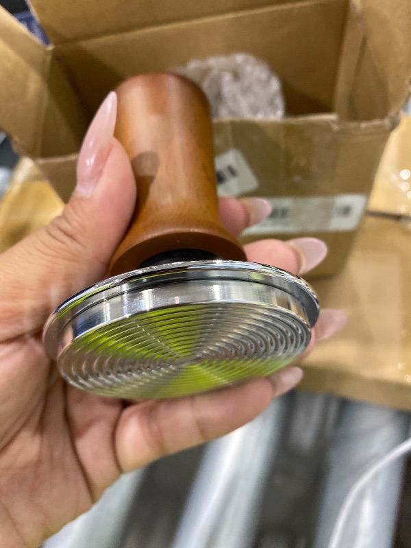 Photo 1 of **MISSING PARTS**
Espresso Tamper, Coffee Tamper with Espresso Distribution Tool, Espresso Tamper Mat, Espresso Dosing Funnel, Espresso Accessories, Wdt Tool Espresso, 51mm Espresso Tamper for Espresso Coffee Machine