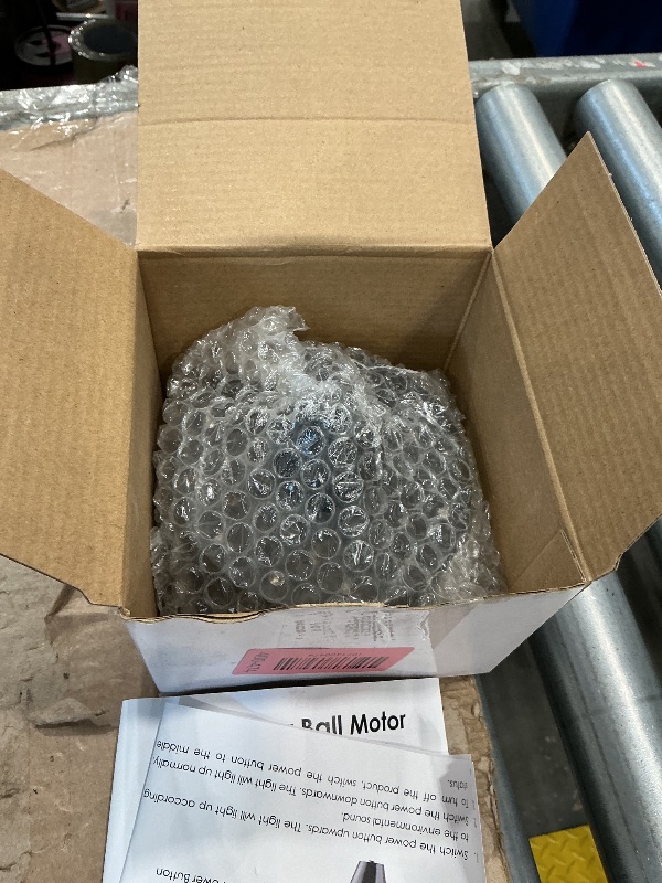 Photo 1 of ** SOLD AS IS NO REFUND/RETURN** SEE COMMENT!
Tuanse 6rpm Rotating Disco Ball Mount Electric Motor with Lights 4 Colors for 6 8 12 Inch Disco Ball (Not Included) 2 Mode for Valentine Party Djs Bands Pubs Weddings Night Clubs(Battery Style)