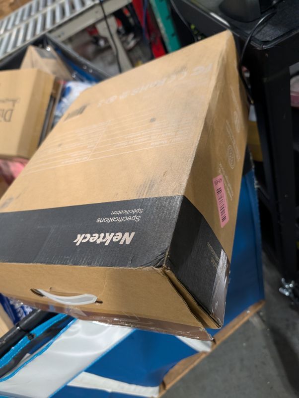 Photo 1 of ***DAMAGED, SELLING FOR PARTS AS IS, FINAL SALE***Nekteck Foot Massager with Heat, Shiatsu Heated Electric Kneading Foot Massager Machine for Neuropathy, Plantar Fasciitis, Feet Massage for Pain Relief, Circulation, Ideal Gifts for Man Woman Her Him***DAM