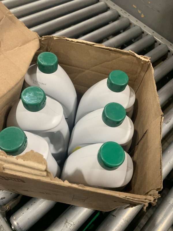 Photo 1 of **MISSING ONE** Seventh Generation Lemon Dishwasher Detergent Gel, 42 oz, 6 Pack, Plant-Powered Cleaning, Targets Grease & Stuck-On Food, Streak-Free Finish, Dish Detergent Liquid With 0 Dyes or Artificial Fragrances546805