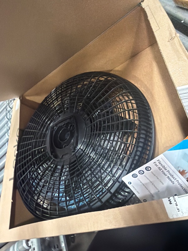 Photo 1 of **MISSING STAND AND BASE** Lasko 18 in. Cyclone Pedestal Fan with Remote Control, Black