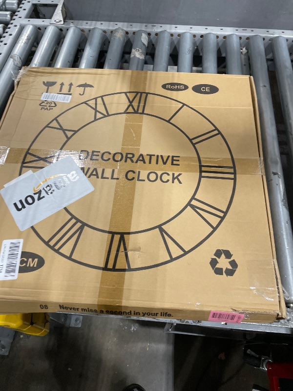 Photo 1 of 1st owned Wall Clock 24 Inch Round Analog Metal