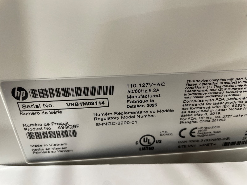 Photo 1 of **SOLD FOR PARTS/NEEDS FIX** HP Color LaserJet Pro 3201dw Wireless Color Printer