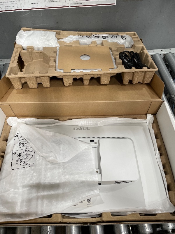 Photo 1 of **DAMAGED** Dell 24 Plus Monitor - S2425HSM - 23.8-inch FHD (1920x1080) 144Hz 1ms Display, 2 x 3W Speakers, HDMI Connectivity, Height/Tilt/Pivot/Swivel Adjustability, AMD FreeSync - Ash White