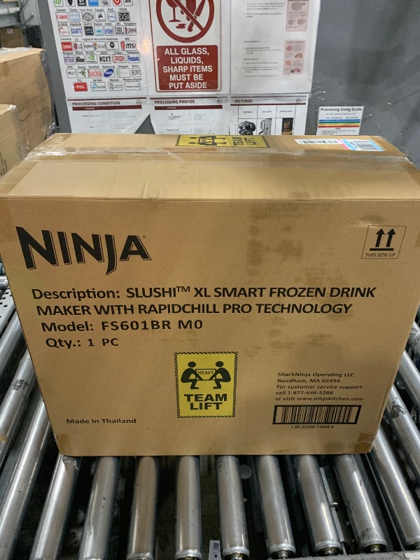 View 2 of ***PARTS ONLY*** Ninja SLUSHi XL Smart Frozen Drink Maker and SLUSHi Machine, with SlushAssist Technology, 128 Oz Capacity, Sodas, Margaritas, Frappes, Milkshakes and More, Crema, FS601BR