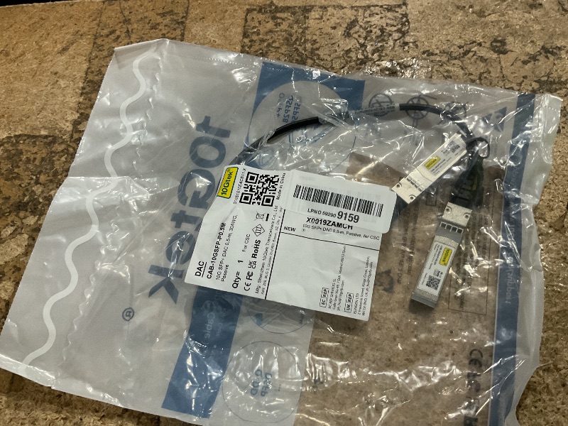 Photo 1 of 10Gtek SFP+ DAC Twinax Cable, 0.5 Meter