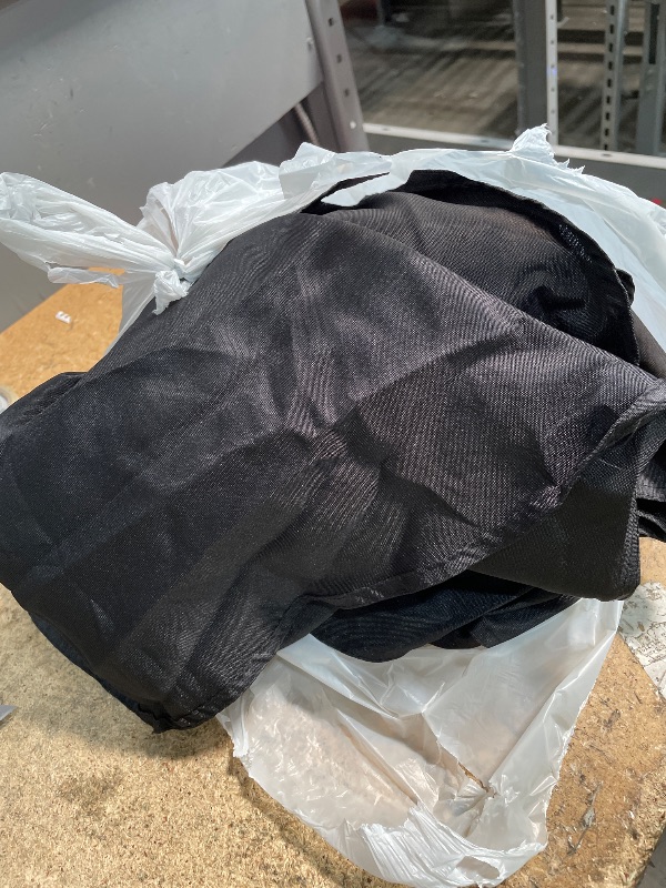 Photo 1 of 2 BLACK OVAL TABLE COVERS